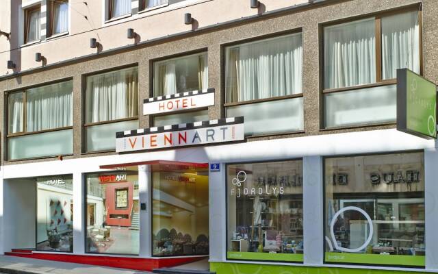 Hotel ViennArt am Museumsquartier вид на фасад