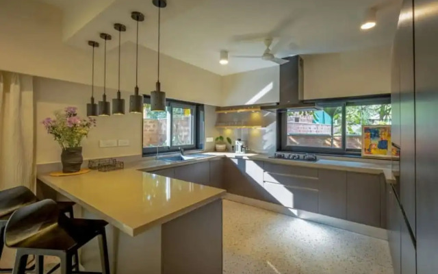 Villa Zaia - 10 Mins From Thalassa Vagator Beach