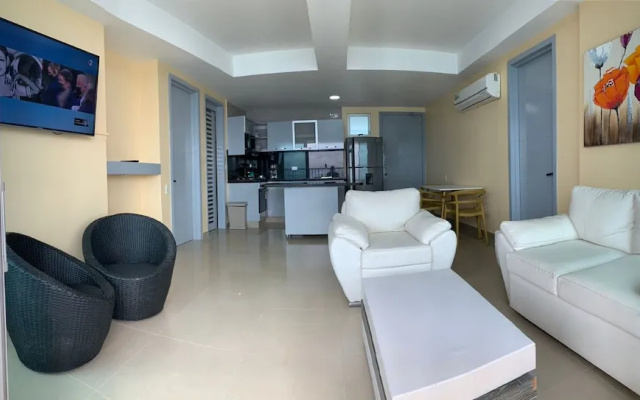 Apartamento P1-32 Frente al Mar, Piscina y Wifi