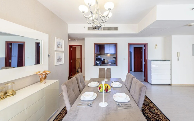 Marco Polo - Charming 3BR in JBR with Marina Views