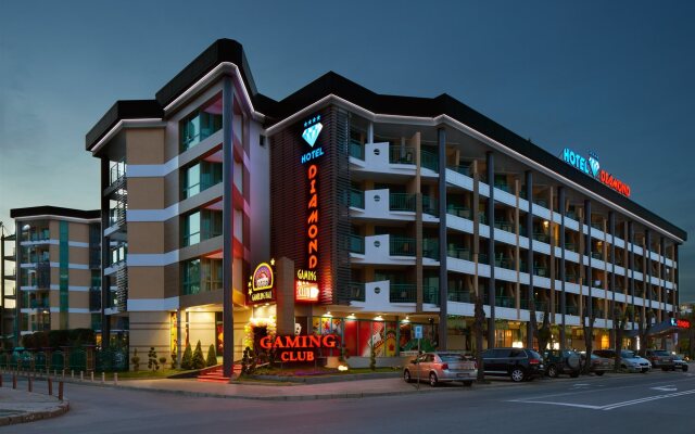 Отель Diamond Hotel-All inclusive Болгария, Солнечный берег - отзывы, цены и фото номеров - забронировать отель Diamond Hotel-All inclusive онлайн вид на фасад