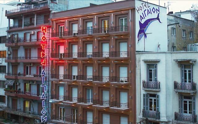 Отель Aegeon Hotel Греция, Салоники - 4 отзыва об отеле, цены и фото номеров - забронировать отель Aegeon Hotel онлайн вид на фасад