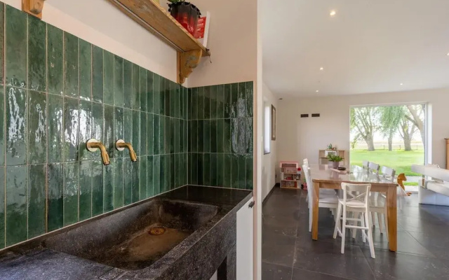 Spacious Holiday Home With Pond in Poperinge