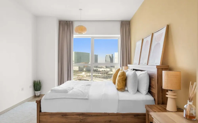 Silkhaus Chic 1bdr Burooj Views Ideal Location