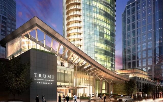 Отель Trump International Hotel & Tower Vancouver Канада, Ванкувер - отзывы, цены и фото номеров - забронировать отель Trump International Hotel & Tower Vancouver онлайн вид на фасад
