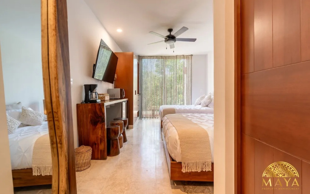 NHOA 108A Lux 2BR Condo Plunge Pool in Aldea Zama