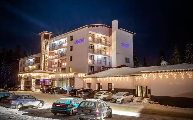 Отель Belmont Ski & Spa Болгария, Пампорово - отзывы, цены и фото номеров - забронировать отель Belmont Ski & Spa онлайн вид на фасад