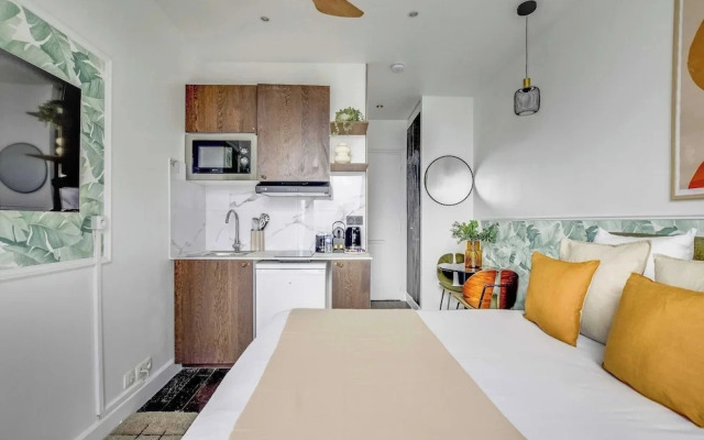 Charming Studio Apartment - AC- 2P - Nation