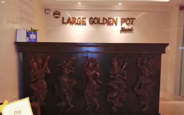 New Large Golden Pot