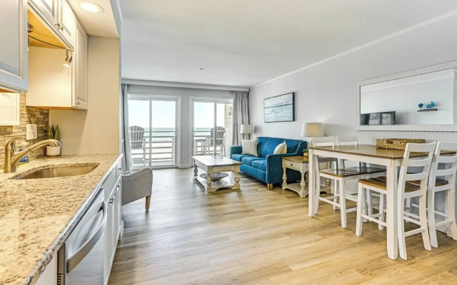 Oceanfront South Carolina Retreat - Pool & Balcony