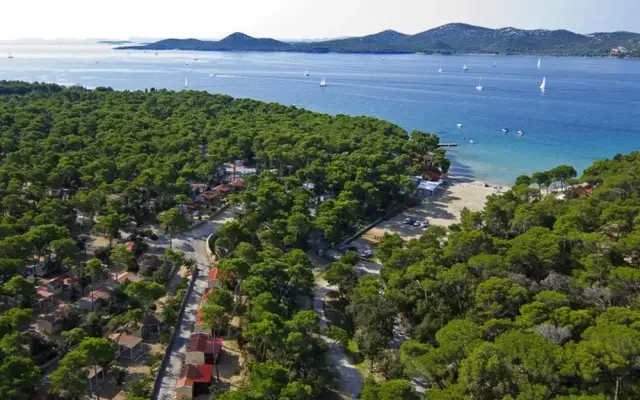 Mobile Homes in Camp Soline at Biograd