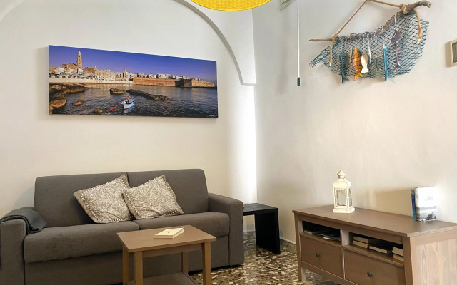 Ideal for family apartment, sea view terrace-Terrazza Palmieri
