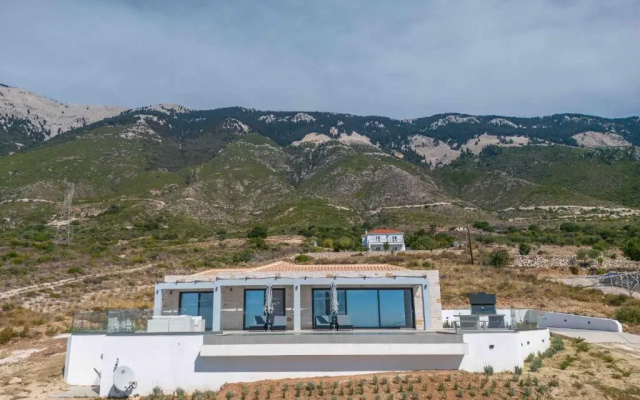 Panorama Blue Kefalonia - Luxury villa in Lourdata