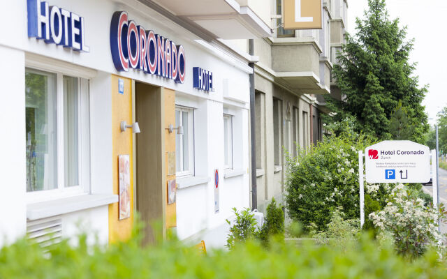 Отель Coronado Швейцария, Цюрих - 8 отзывов об отеле, цены и фото номеров - забронировать отель Coronado онлайн вид на фасад