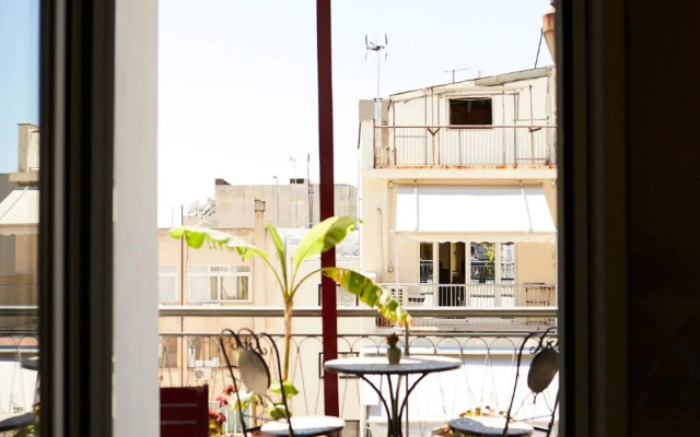 Mosaics central studio apartm with Acropolis view
