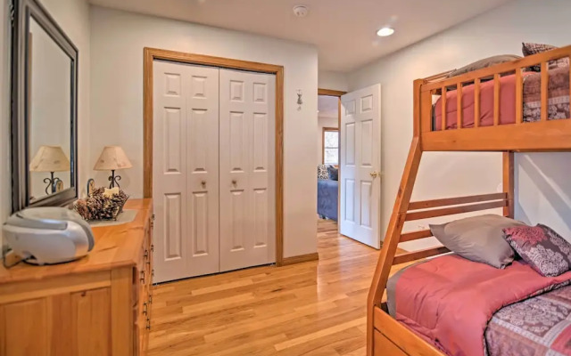 Riverfront Elkins Home w/ Fireplace & Deck!