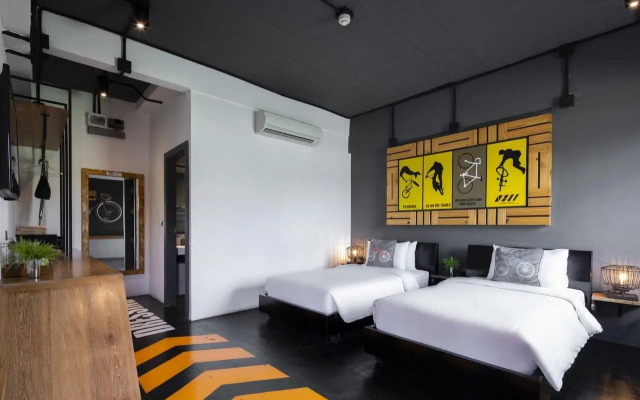 The VELO'S hotel and BMX Pump Track
