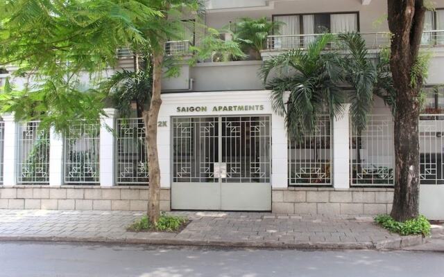 Апартаменты Downtown Retro Serviced Apartment Хошимин вид на фасад