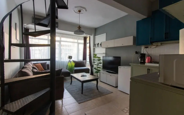 Sleek Flat with Excellent View in Cihangir