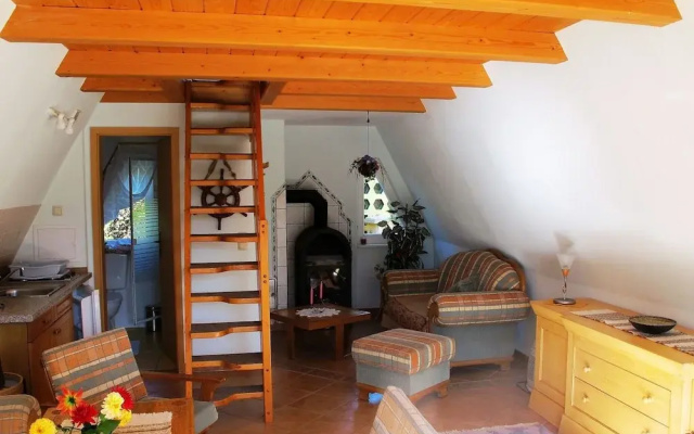 Thatched Holiday Home in in Freest With Fireplace Stove