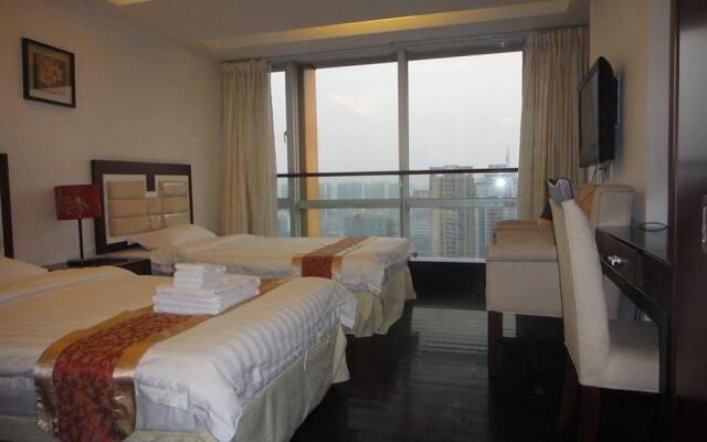 Апартаменты Private Enjoyed Home JinYuan Apartment комната для гостей