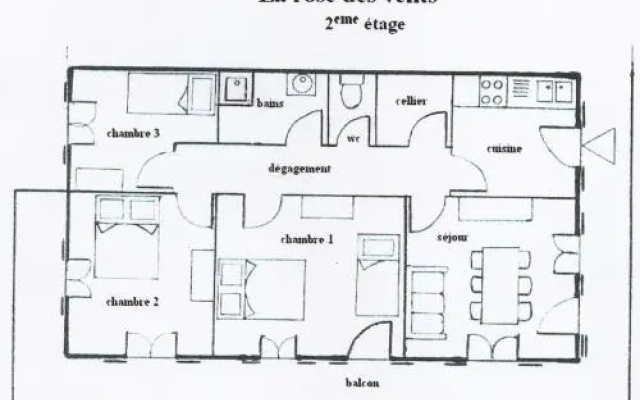 Appartement 7 Pers. Dans Chalet Classe 2* 70075