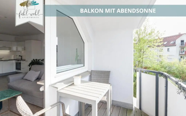 Apartment am Hofgarten - 2 Zi Küche, Duschbad, Balkon und Parkplatz