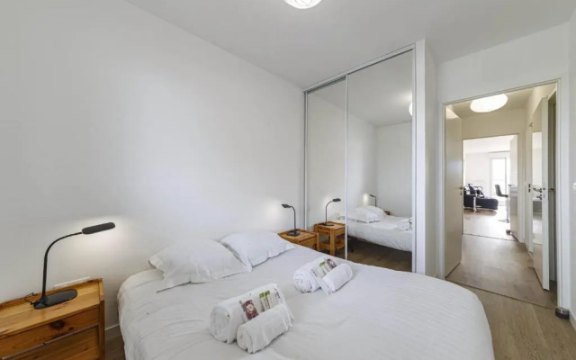 Bel appartement moderne avec jardin - terrasse