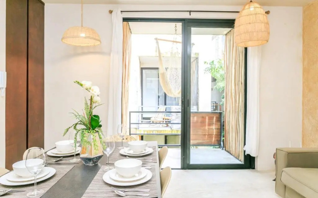 Eco-chic blended with elegance 24 7 security & Wi-Fi!