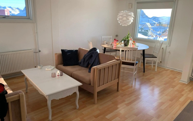 Isi4u apartments, snowmobile and dogsled