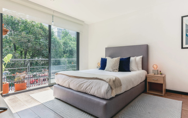 Casai Beautiful 2BR Apt. 1 Block From Reforma Av.