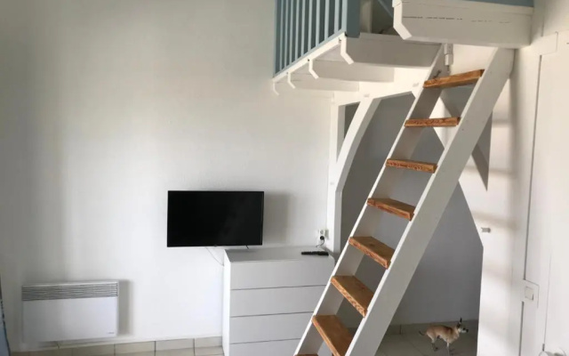 Appartement cosy en résidence privée avec vue mer