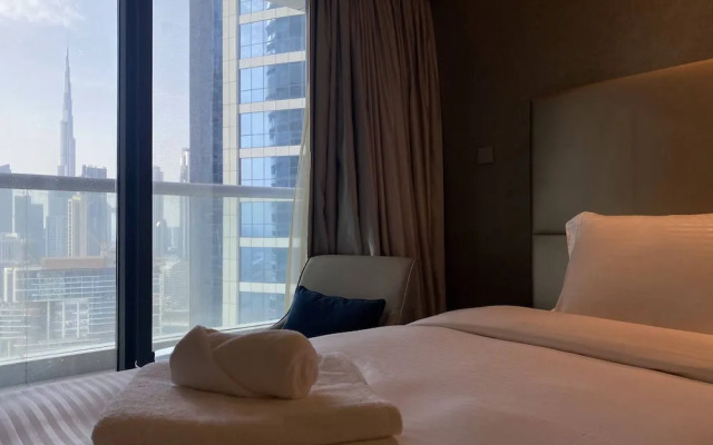 Lux BnB Paramount Tower I Burj Views