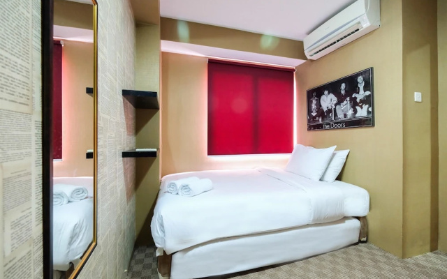 Cozy Trendy Green Palace Kalibata City Apartment