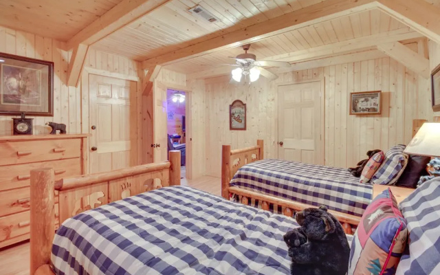Riverfront Cabin w/ Wraparound Decks & Fire Pit!