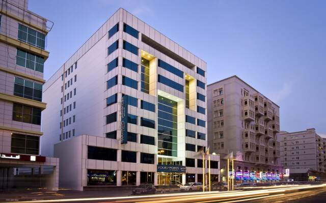 Отель Four Points by Sheraton Bur Dubai ОАЭ, Дубай - 1 отзыв об отеле, цены и фото номеров - забронировать отель Four Points by Sheraton Bur Dubai онлайн вид на фасад