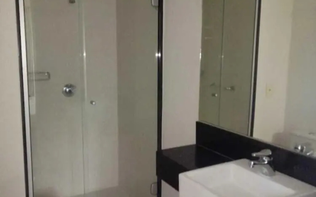 Flat pé na areia com vista internet e ar