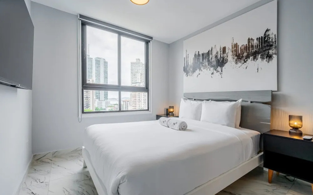 w Situated 1BR w Beautiful View in Calle 50