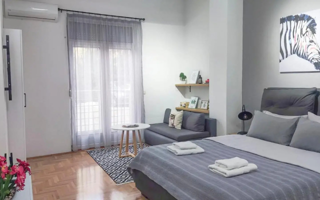 Care's studio apartment