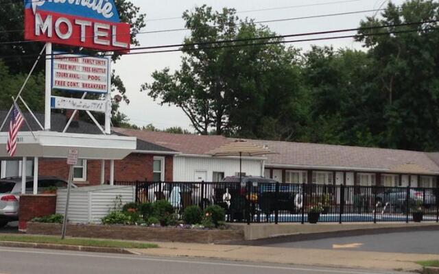Отель Moonlite Motel США, Ниагара-Фолс - отзывы, цены и фото номеров - забронировать отель Moonlite Motel онлайн вид на фасад