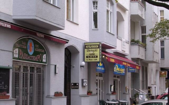 Hotel Pension Rheingold вид на фасад