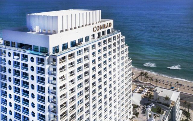 Отель Conrad Fort Lauderdale Beach США, Форт-Лодердейл - отзывы, цены и фото номеров - забронировать отель Conrad Fort Lauderdale Beach онлайн вид на фасад