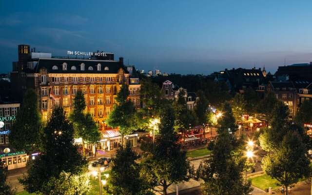 Отель NH Amsterdam Schiller Нидерланды, Амстердам - 2 отзыва об отеле, цены и фото номеров - забронировать отель NH Amsterdam Schiller онлайн вид на фасад