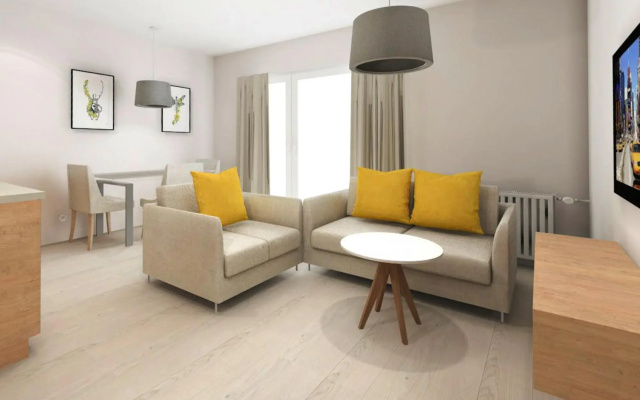 Modern 2-room Apartment in the new Apartment Complex, Grzybowo