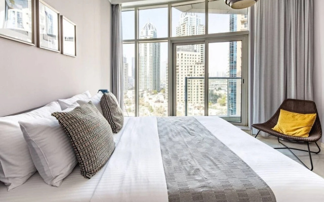 Modern + Premium 2BR With Full Dubai Marina Views!