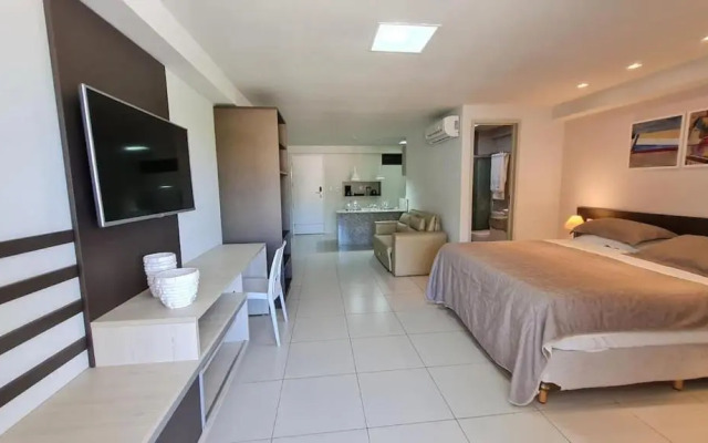 Tabatinga Residence Flat Nord Luxxor - Pé na areia