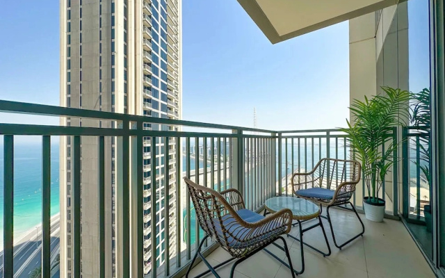 Luxury StayCation - Incredible Sea View Apartment With Balcony