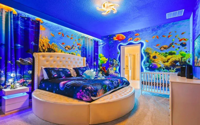 Fancy Game Theater 10br Villa W/pool/spa Disney