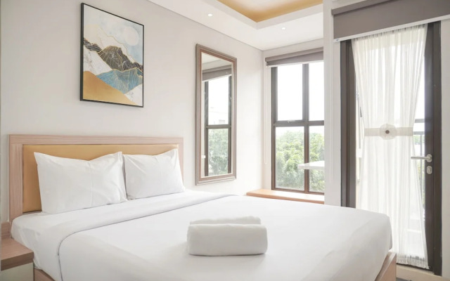 Warm And Minimalist Studio Transpark Bintaro Apartment