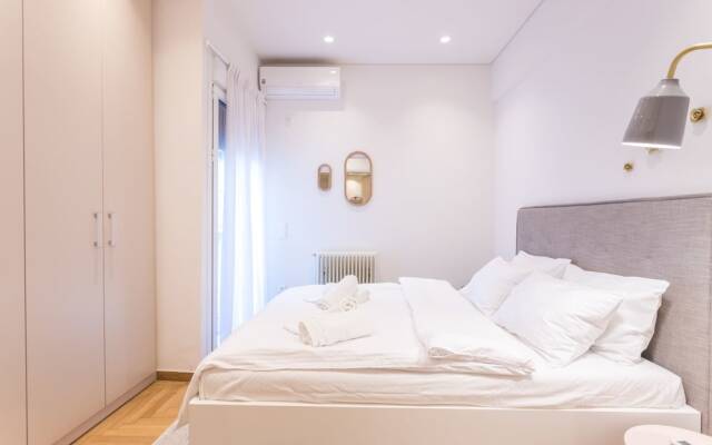 Отель Quietflat 4Th Flr Hiend 1Bdr Афины комната для гостей